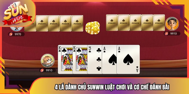 4 Lá Dành Chủ Sunwin Luật Chơi Và Cơ Chế Đánh Bài